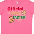 thumbnail image 4 of Inktastic Christmas Official Cookie Taster with Bell and Star Cookie Boys or Girls Toddler T-Shirt, 4 of 5