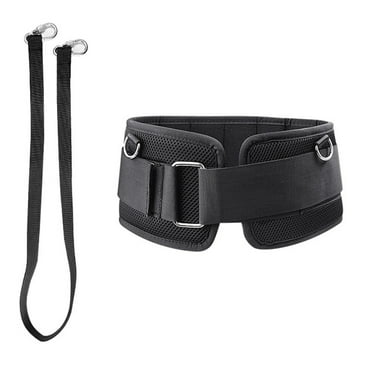 HGYCPP Thicken Weight Lifting Belt With Strap Sports Dip Belt Fitness Bodybuilding Gym Belt Strength Training Load Waist Strap
