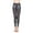 Grey, variant on Women's Shiny Metallic Workout Leggings High Waist Compression Yoga Pants