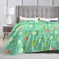 thumbnail image 4 of Yibo Cartoon Frog Blanket Flannel Soft and Comfortable Anti-static Bed Sofa Blanket, 4 of 6