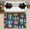 Multicolour 1, variant on CURLYOOT Cactus Area Rug 3x5 Ft Rugs for Entryway Entrance Kitchen, Washable Non Slip Watercolor Plant Indoor Floor Carpet for Bedroom Living Room