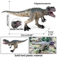 thumbnail image 3 of Modelo de dinosaurio HUOGUO de juguete liso pintado a mano para regalo para niño, 3 of 5