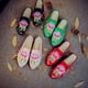 thumbnail image 4 of 1 par de pantuflas étnicas bordadas para mujer (talla 38), 4 of 6