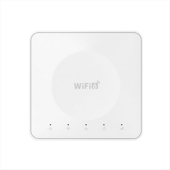 Enrutador 4G LTE con Módem WiFi 6 y Tarjeta SIM Compatible con 10 Conexiones de Dispositivos. Enrutador Inalámbrico Móvil para Asia, África y Europa.