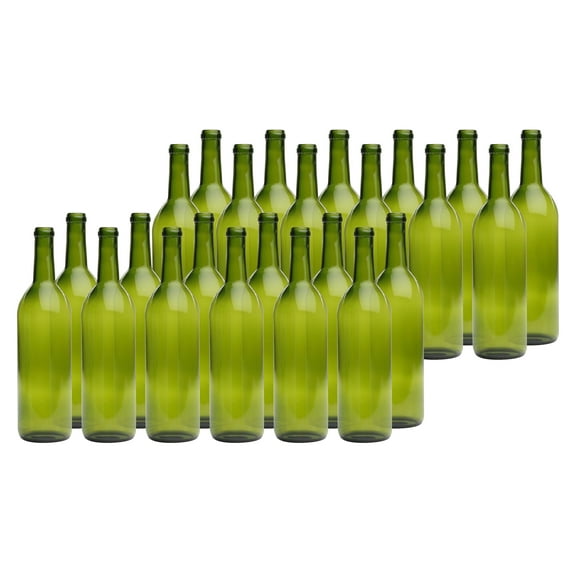 Green Bordeaux Wine Bottles-2 Cases