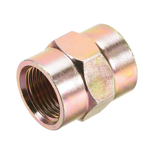 Conector de ajuste de tubería, acoplador hexagonal recto, nipple de 3/8 PT, adaptador hidráulico, 1 pieza