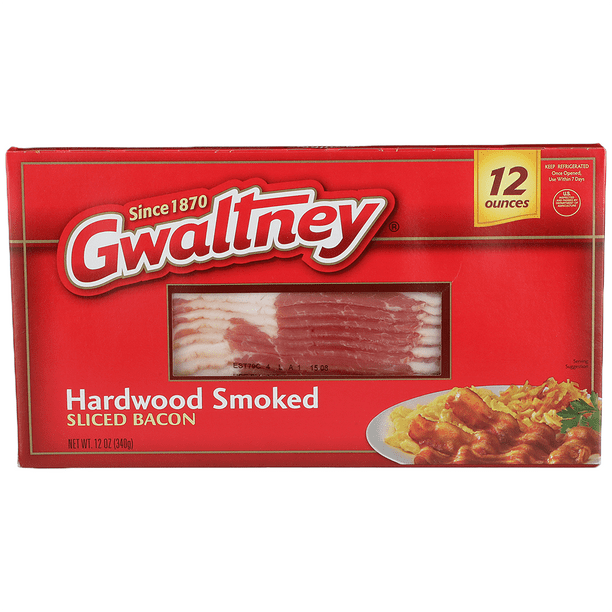 Gwaltney Hardwood Smoked Bacon, 12 Oz