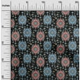 thumbnail image 2 of oneOone Cotton Poplin Black Fabric Asian Kilim Quilting Supplies Print Sewing Fabric By The Yard 42 Inch Wide, 2 of 5