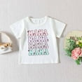 thumbnail image 4 of Lilgiuy Infant Girls Summer Clothing Mother's Day Letter Short Sleeve T-shirt Shorts With Hairband Decoration Kids Casual Suit, 4 of 5