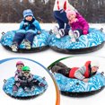 thumbnail image 2 of Heavy Duty 47-Inch Snow Tube Inflatable Winter Snow Sled Outdoor for Adults Kids, 2 of 5