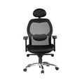 Flash Furniture High Back Super Mesh Office Chair Black Fabric Seat