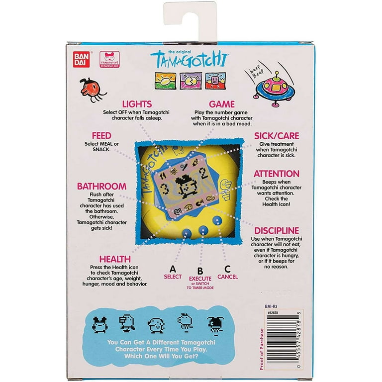 Tamagotchi Original Spring Stripes, Gen 2 Virtual Reality Pet