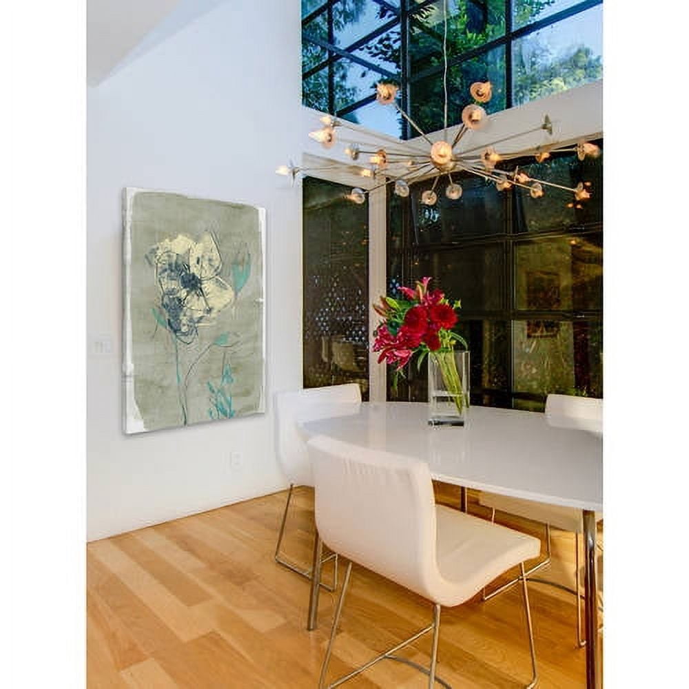 Marmont Hill "Floral Vignette IV" Painting Print on Wrapped Canvas