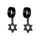 thumbnail image 5 of 7 Pairs Clip On Earrings For Men Boys Black Stainless Steel Magnetic Stud Earrings Cross Drop Earrings Set For Non Pierced Ears Jewlery Gift, 5 of 5