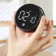 thumbnail image 4 of Temporizador digital magnético para cocina, reloj, temporizador, cuenta regresiva, cronómetro, LED, alarma de mesa, cocina (negro), 4 of 8