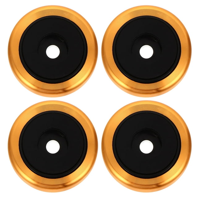 BRIGHTFUFU 4 unids Anti Vibración Amplificador Pies Almohadilla Aleación de Aluminio Altavoz Universal Almohadilla