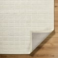 thumbnail image 4 of Mark&Day Wool Rugs, 9x12 Josiah Cottage Ivory Area Rug, Ivory Light Taupe Cream Carpet for Living Room, Bedroom or Kitchen (9' x 12'), 4 of 7