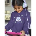 thumbnail image 2 of Cute Baby Wolf Face Hoodie Juniors -Image by Shutterstock,  Medium, 2 of 4