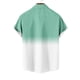 thumbnail image 5 of Mens Casual Manga Corta Botón Abajo Camisas Turndown Cuello Blusa de Impresión, Poliéster Ligero Top de la Moda para el Verano Al Aire Libre Y el Uso Diario, 5 of 6