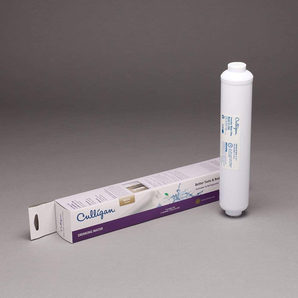 Culligan IC-100A Level 1 Icemaker and Refrigerator Dispenser Drinking Water Filter, Sold as 3 Pack