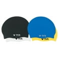 thumbnail image 2 of TYR Adult Fit Wrinkle Free Silicone Swim Cap - Black, 2 of 2