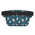 thumbnail image 3 of Disketp Garden Gnomes In Flower Riñonera de Doble Capa, Bolsa de Cintura Ajustable para Viajes, Correr y Senderismo, Riñonera Ligera para Hombre y Mujer, 3 of 9