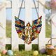 thumbnail image 4 of Adornos de Pascua, regalos de Pascua, adornos de Pascua acrílicos 2D para puertas y ventanas, decoraciones colgantes para jardín, accesorios de decoración navideña, placa decorativa de pared acrílica., 4 of 9