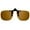 Brown Lens, variant on Polarized UV400 Unisex Men And Women Flip Up Clip On Sunglasses, Fit Over Prescription And Reading Glasses Frames, Medium Size, Gray Lens