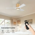 thumbnail image 2 of Matthews Fans - Irene-3HLK Three Blade Flush Mount Ceiling Fan with Integrated, 2 of 6