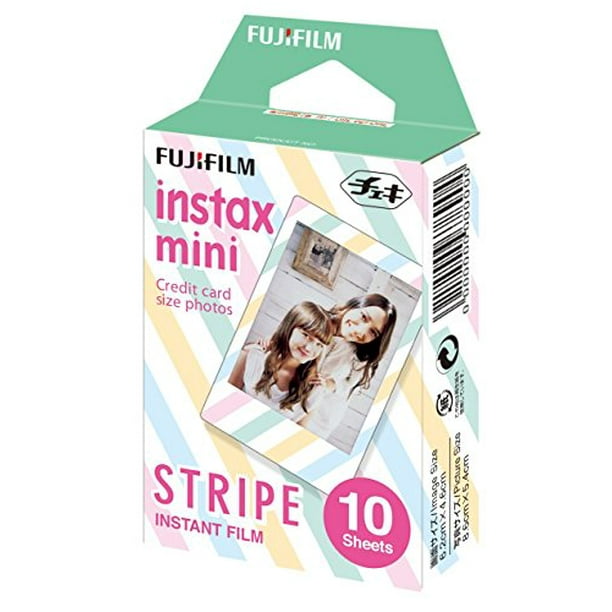 Fujifilm Instax Mini 8 Instant Film Stripe 10 Sheet Walmart Com Walmart Com