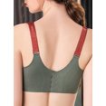 thumbnail image 2 of Sujetador de mujer con cierre frontal, sin aros, fino y acolchado, talla grande, 2 of 8