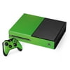 Skinit Textures Green Carbon Fiber Xbox One Console and Controller Bundle Skin