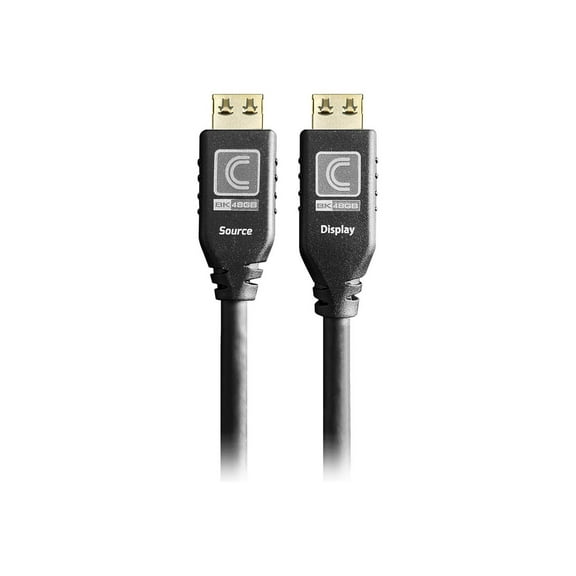 Comprehensive MicroFlex™ Pro AV/IT Integrator Series™ Active Ultra High Speed 8K 48G HDMI Cable with ProGrip™ Jet Black 25ft (mhd48g-25problka)