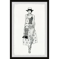 Marmont Hill Polka Dot Stroll Framed Wall Art