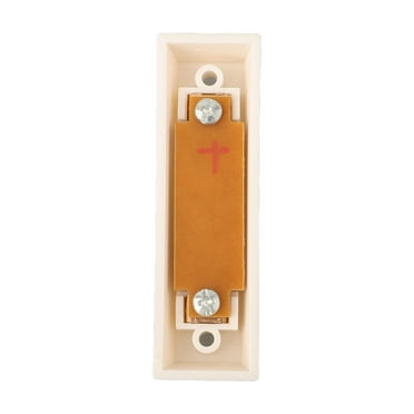 Replacement white LED Light Wired Doorbell Ringer Push Buttons for home security