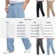 thumbnail image 3 of Ceisia Gift Men's All-Season Casual Trousers - Solid Color Pleated Draped Versatile Straight Leg Elastic Waist Pants, 3 of 9