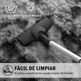 thumbnail image 4 of Alfombra Decorativa Sala De Estar Y Dormitorio 120 X 160 Cm Gris oscuro, 4 of 4