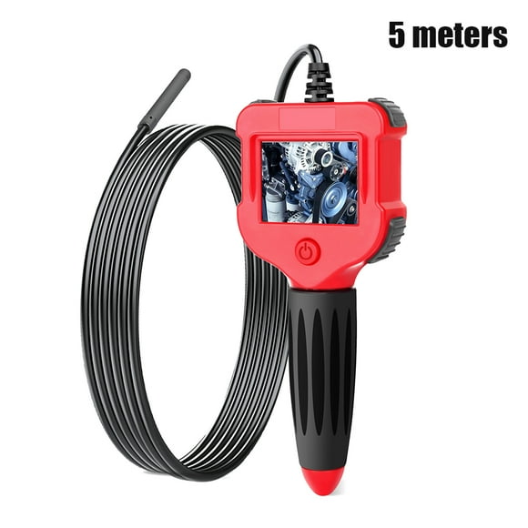 Endoscope Industrial Endoscope 2.4 Inch Screen Inspection HD Handheld Endoscope Waterproof Wide Viewing Angle for