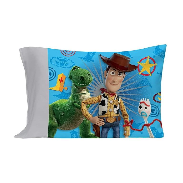 Crown Crafts 180 Thread Count Disney Toy Story 4 Piece Bedding Sets,  Toddler Bed With Comforter, Top Sheet, Fitted Sheet, Pillowcase -  Walmart.Com