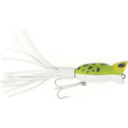 UPC: 0027004045257 | Arbogast Hula Popper 2 3/8oz Frog/White Belly