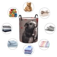 thumbnail image 4 of Fotbe Heart Guinea Pig Couple Cesto de Ropa con Asas, Cesto Impermeable de Gran Capacidad, Bolsa de Lavado para Dormitorio, Cesto de Ropa con Ruedas y Asas-Medium, 4 of 6