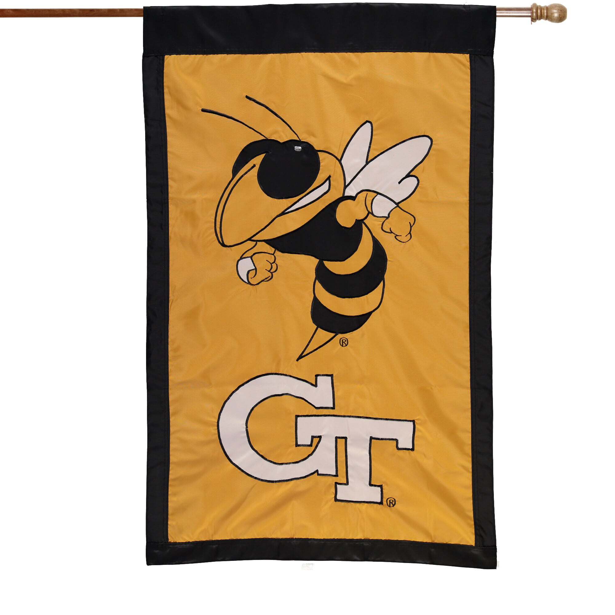 Black and Gold Georgia Tech Yellow Jackets Baby Wipes Case 