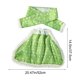 thumbnail image 3 of Conjunto de ropa de ganso verde para porche de 58 cm | Conjunto de chal y bufanda para jardín para estatuas de césped | Decoración exterior de poliéster resistente | Accesorio para patio, porche y, 3 of 6