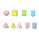 thumbnail image 1 of 9x Sólidos geométricos, figuras geométricas plegables, material didáctico para el profesorado, juguetes educativos, figuras coloridas para el aula, 1 of 9