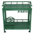 Statra Bamboo Rolling Outdoor Serving Cart