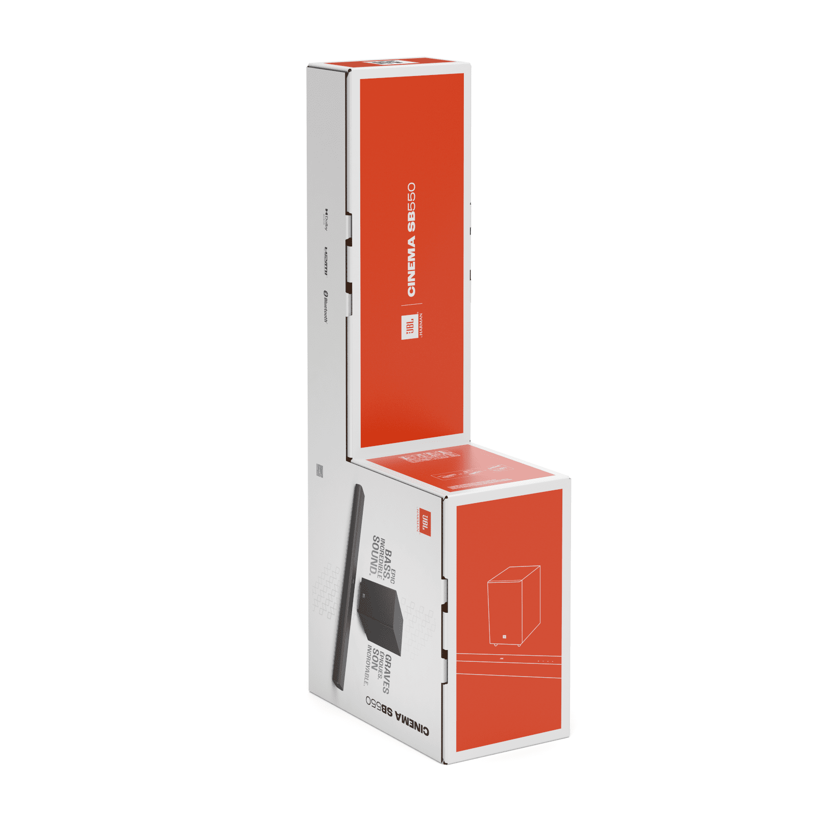 Open Box JBL CINEMA SB550 - 3.1 Channel Soundbar with Wireless Subwoofer
