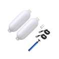 thumbnail image 1 of ZLight Pare-Chocs de Bateau en PVC de Qualité Supérieure avec Corde, Pompe de Gonflage, Garde-Boue de Bateau Marine Solide pour Amarrage Anti-Collision, Canot, Yacht, 1 of 5