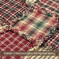 thumbnail image 5 of JCS Vintage Christmas 1 Plaid Homespun Cotton Fabric Red Green Sold by the Yard, 5 of 10