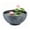 Blue Black, variant on Sungmor Hydroponic Planter Large Garden Bowl Micro Landscape Succulent Pot, 15.6" Dia. 0.5" Thickened Big Water Lily Container - Resin Marble Texture Functional Mini Fish Pond Fountain Bird Bath