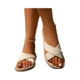 thumbnail image 2 of Willtoo Flat Sandals for Women Beach Summer Walking Flip Flops Ladies Comfortable Casual Outdoor Fashion Dressy Slip on Slippers, 2 of 6